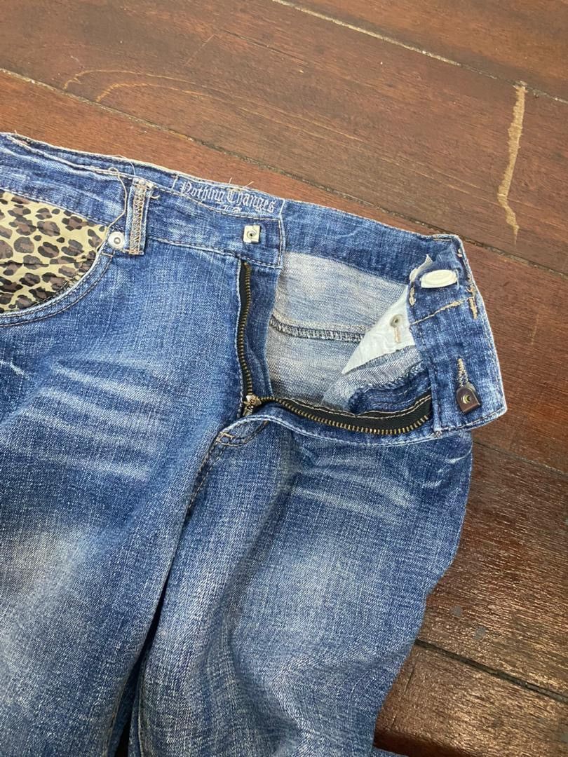Japanese Brand Unisex🔥Unbrand denim with patches pants jeans Size 27" / US 4 / IT 40 - 11 Thumbnail