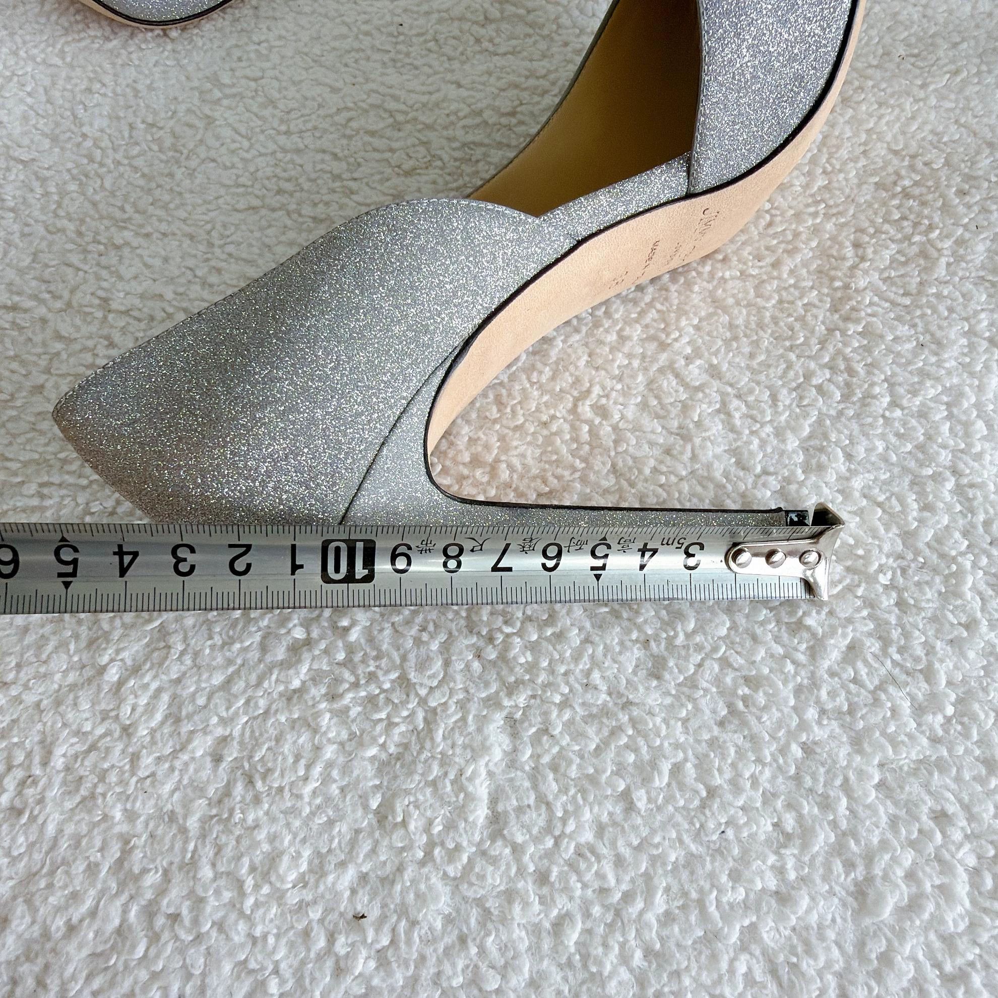 Jimmy Choo Jimmy Choo Silver Heels 38 8291 Size US 7.5 / IT 37.5 - 9 Thumbnail