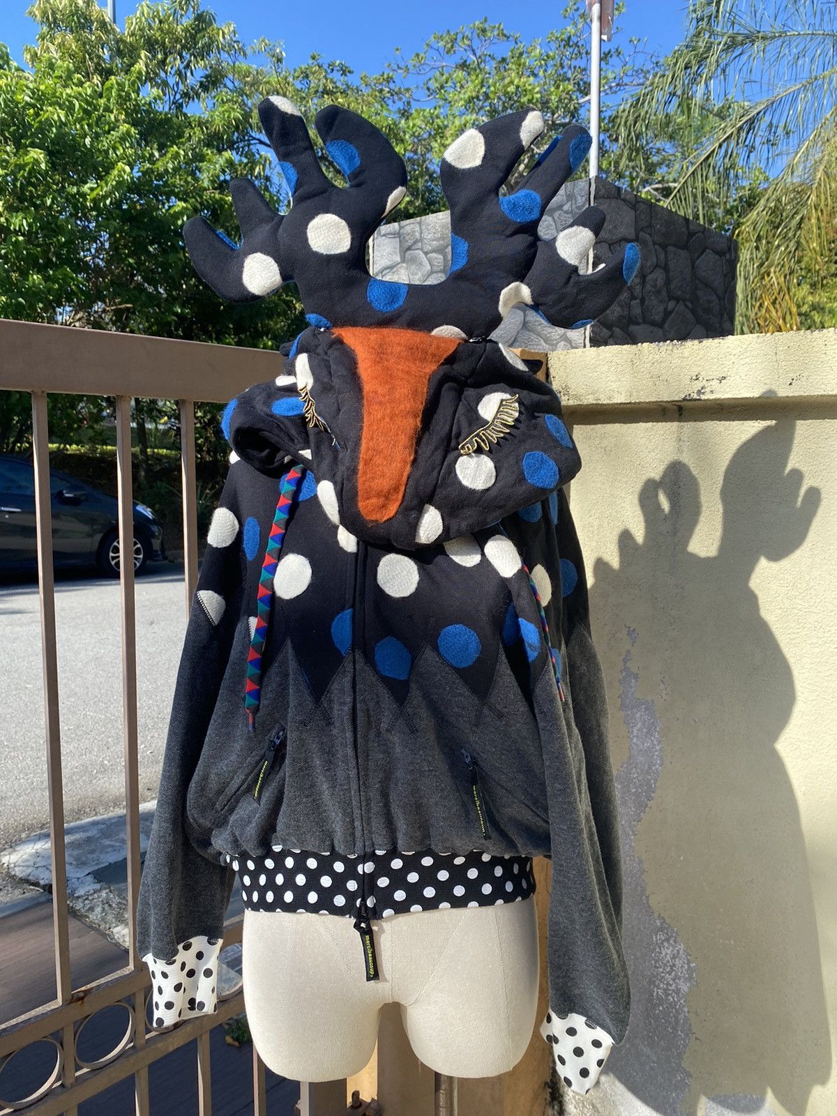 Issey Miyake × Japanese Brand × mercibeaucoup deer hoodie Size M / US 6-8 / IT 42-44 - 2 Thumbnail