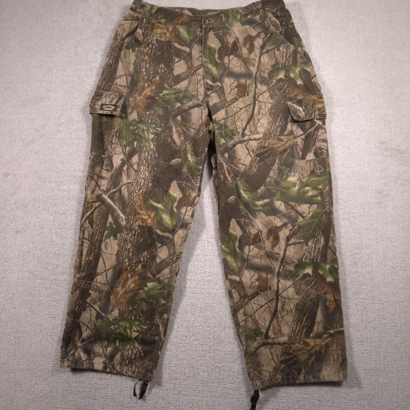 Realtree Spartan Outdoors Cargo Pants Mens 2XL Brown Realtree Camo Hunting Workwear Pants Size US 39 - 2 Thumbnail
