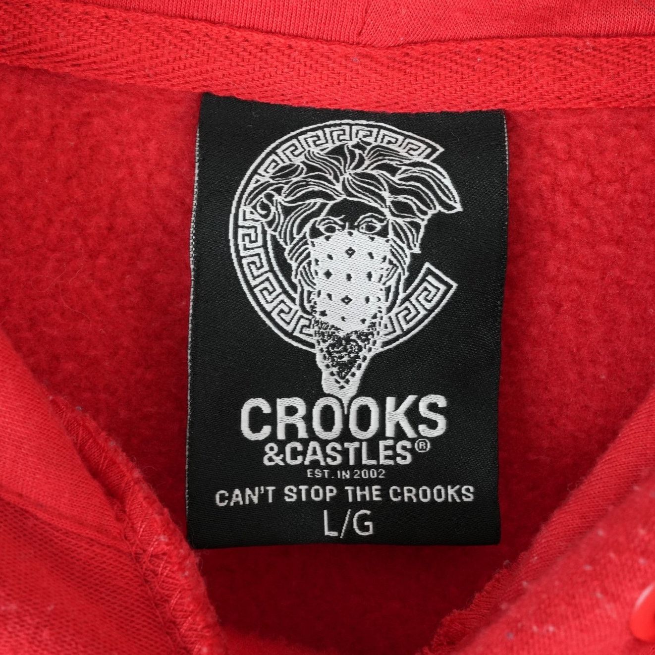 Crooks & Castles Crooks & Castles Hoodie Mens Large Chest Box Logo Sweatshirt Size US L / EU 52-54 / 3 - 7 Thumbnail