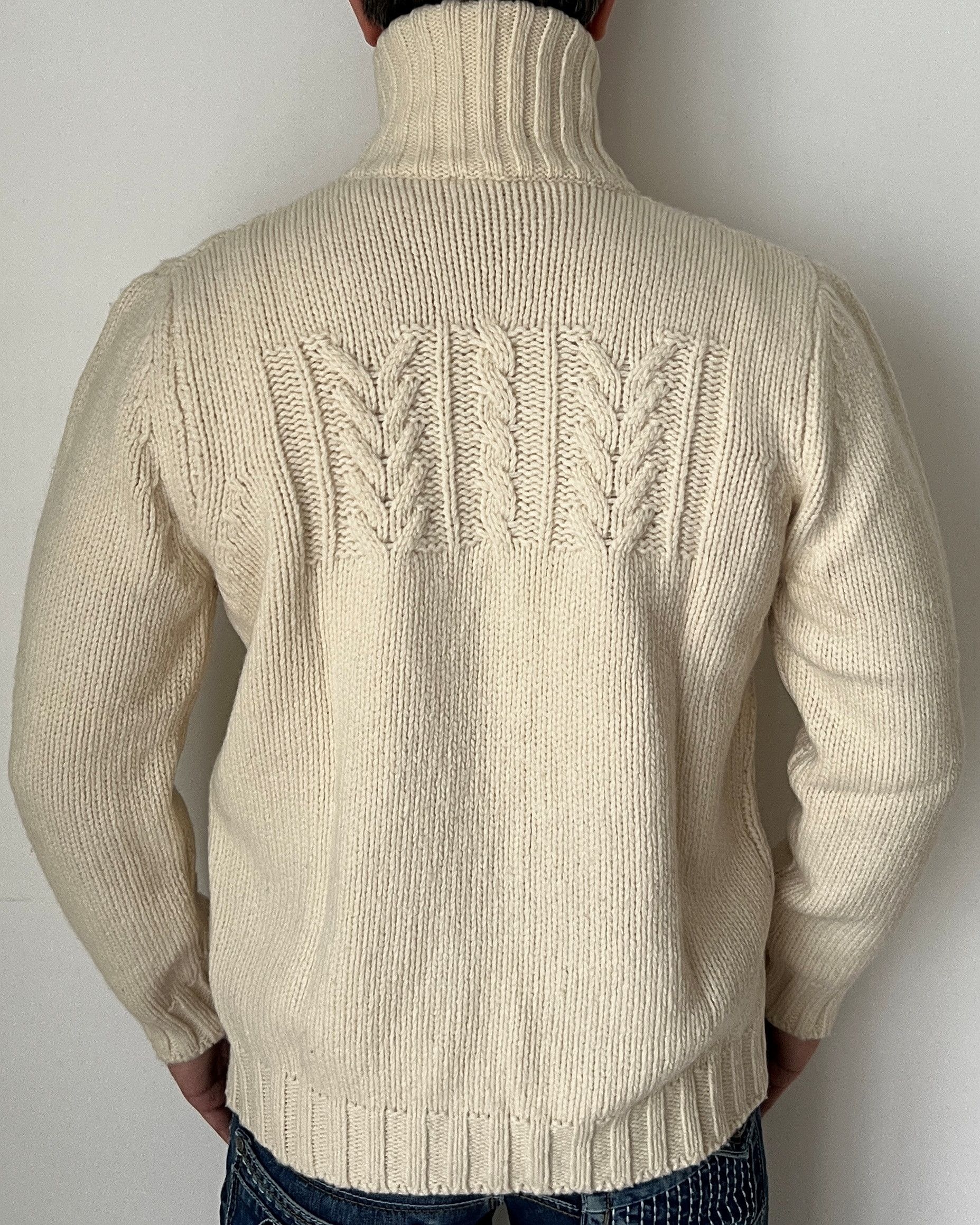 Pal Zileri VINTAGE PAL ZILERI BABY MERINO CHUNKY KNIT CARDIGAN SWEATER Size US M / EU 48-50 / 2 - 3 Thumbnail