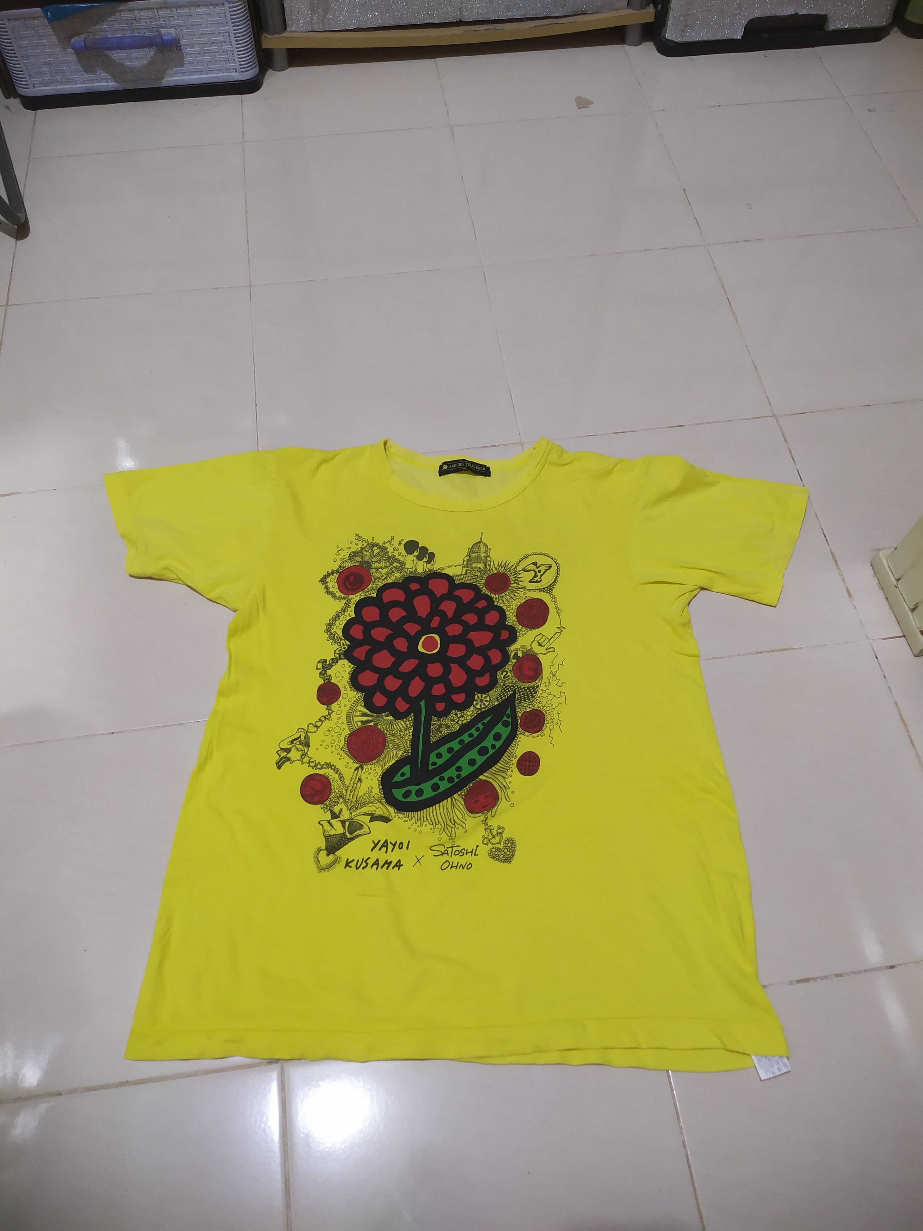 Japanese Brand VTG Yayoi Kusama x Satoshi Ohno Japanese Artist Design Size US M / EU 48-50 / 2 - 2 Thumbnail