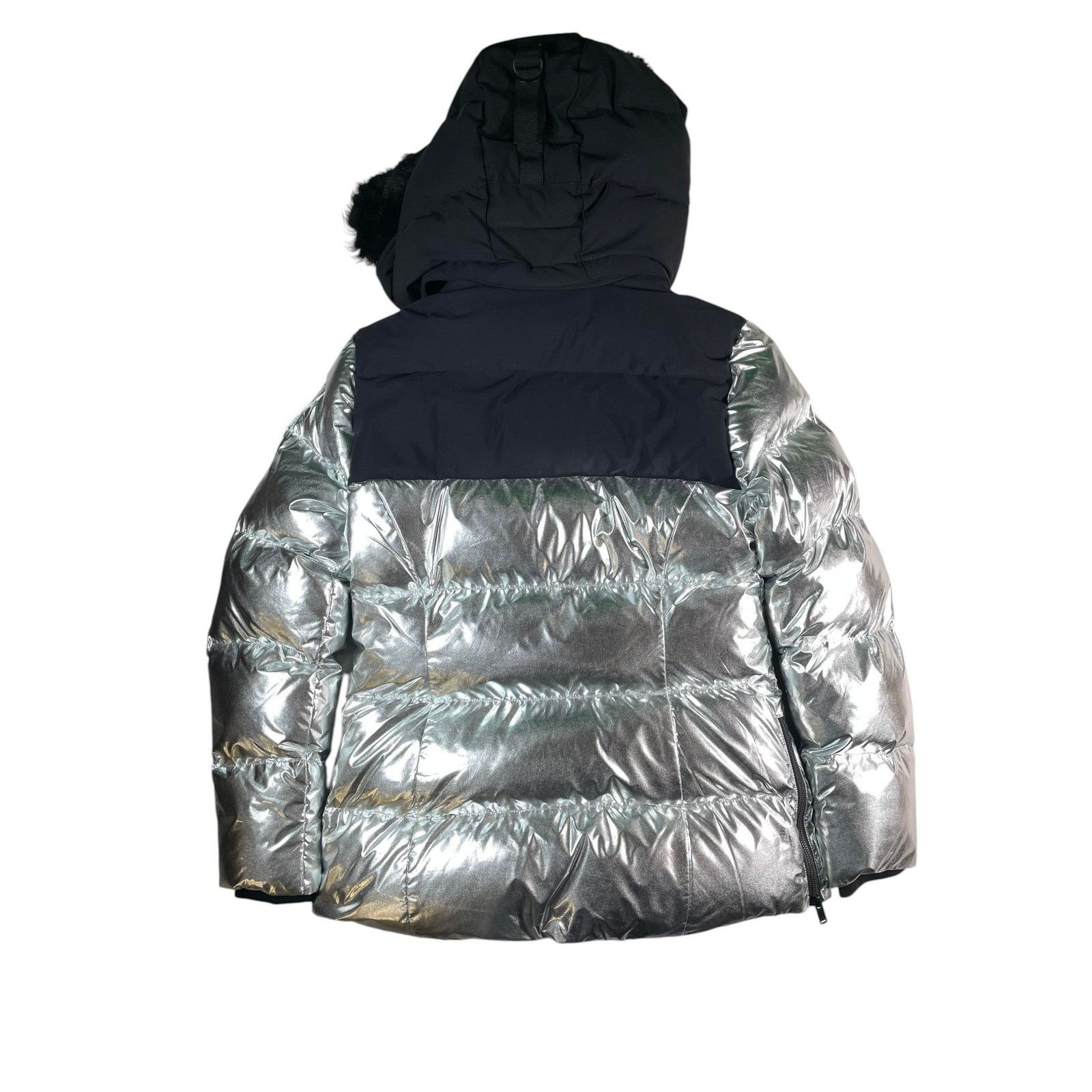 Moose Knuckles Moose Knuckles Black & Silver Puffer Jacket Size US M / EU 48-50 / 2 - 2 Thumbnail