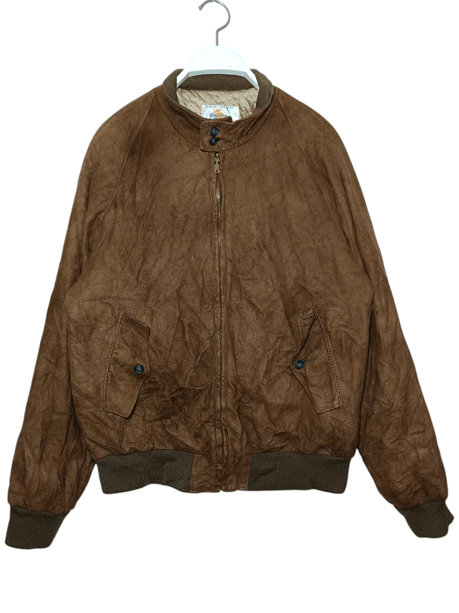 Golden Bear × Vintage Vintage Golden Bear Leather Jacket Size US M / EU 48-50 / 2 - 2 Thumbnail