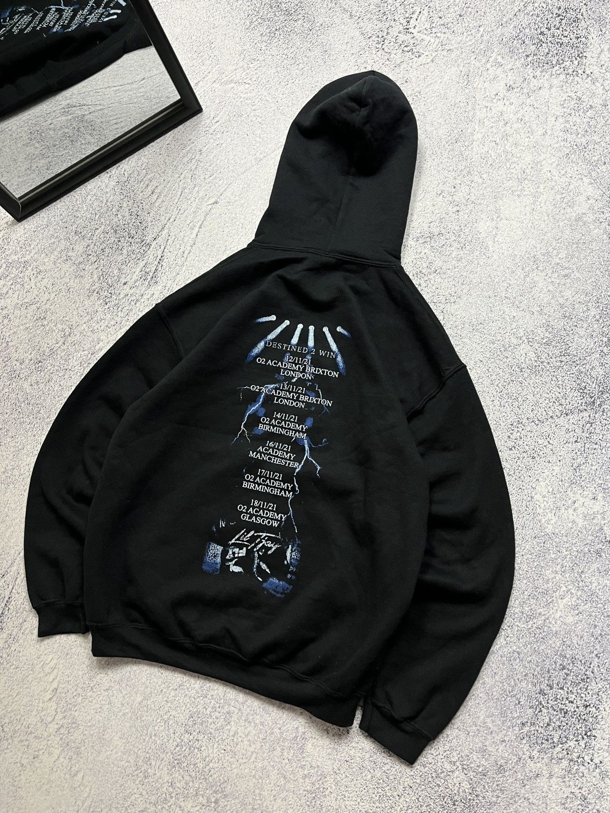 Band Tees × Rap Tees Lil Tjay Destined 2 Win 2021 Tour Hoodie Rare Size US M / EU 48-50 / 2 - 7 Thumbnail