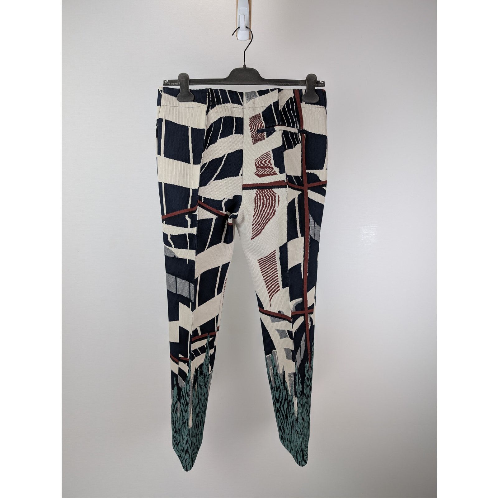 Bottega Veneta o1rshd1 Window Jacquard Trousers Sweatpants in Midnight Blue Size US 32 / EU 48 - 10 Thumbnail