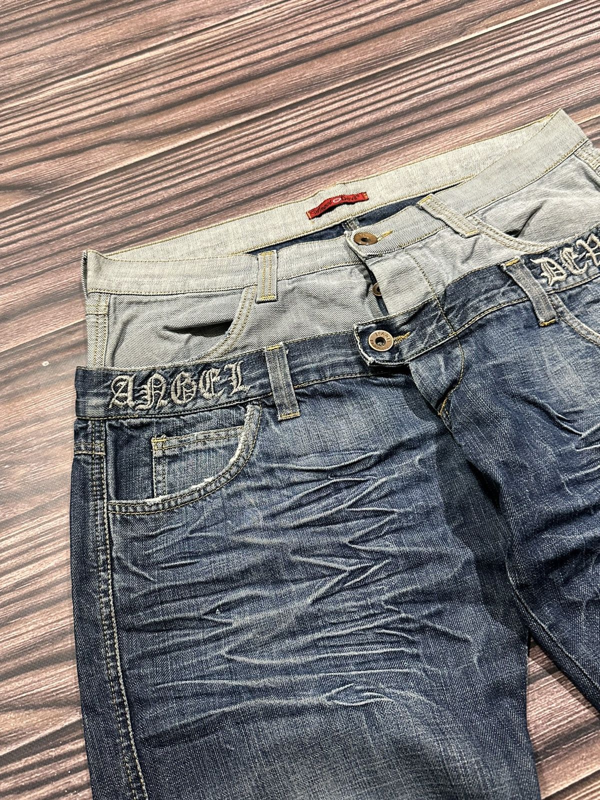 Japanese Brand Vintage Japanese Brand Distressed Jeans Angel Devil Size US 34 / EU 50 - 5 Thumbnail