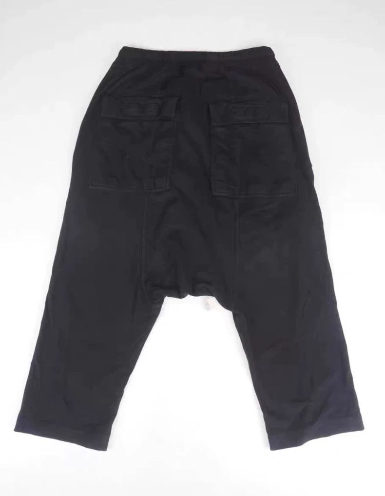 Rick Owens Rick Owens size xs SS16 black cropped pants with low crotch Size US 28 / EU 44 - 2 Thumbnail