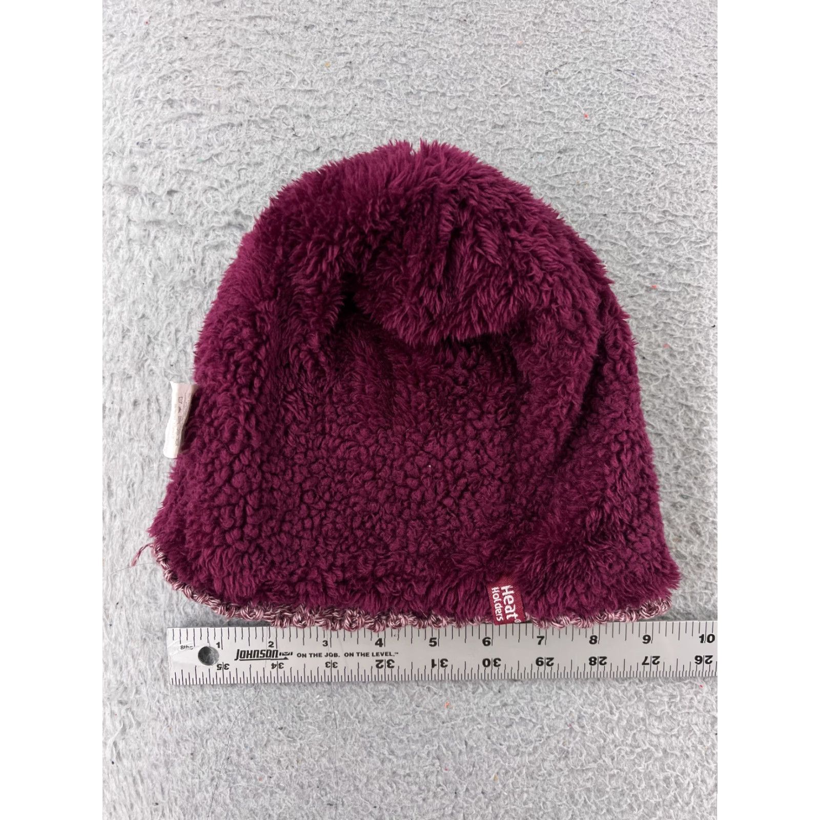 Vintage Heat Holders Beanie Women One Size Purple Knit Lined Thermal Ski Winter Womens Size ONE SIZE - 4 Thumbnail