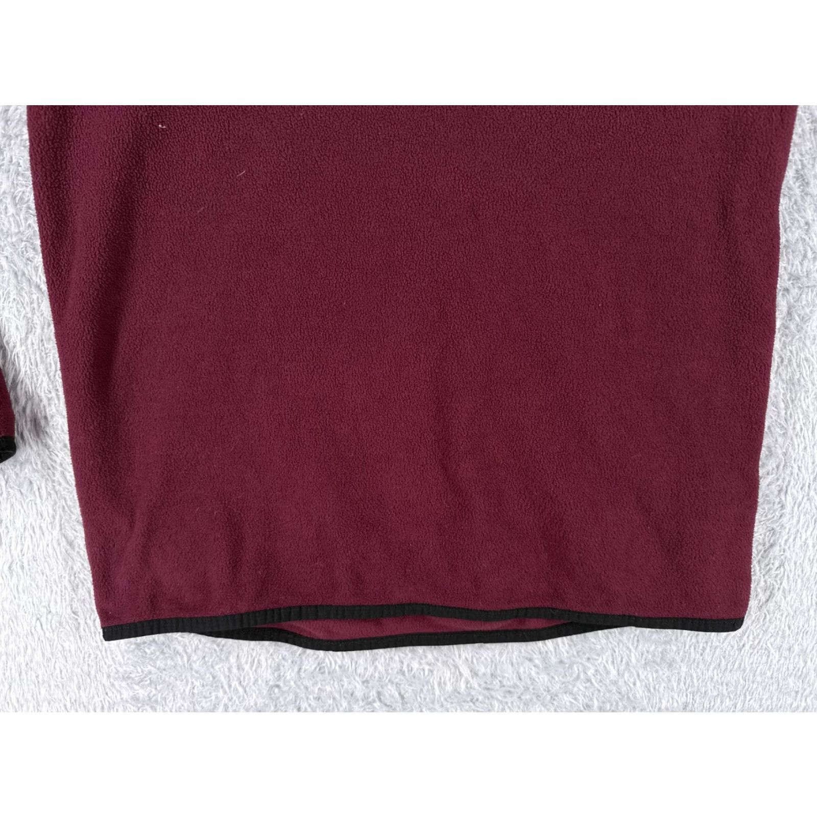 The North Face VINTAGE The North Face Sweater Womens Small Red 1/4 Zip Pullover Polyester Fleece Mock Size S / US 4 / IT 40 - 5 Thumbnail