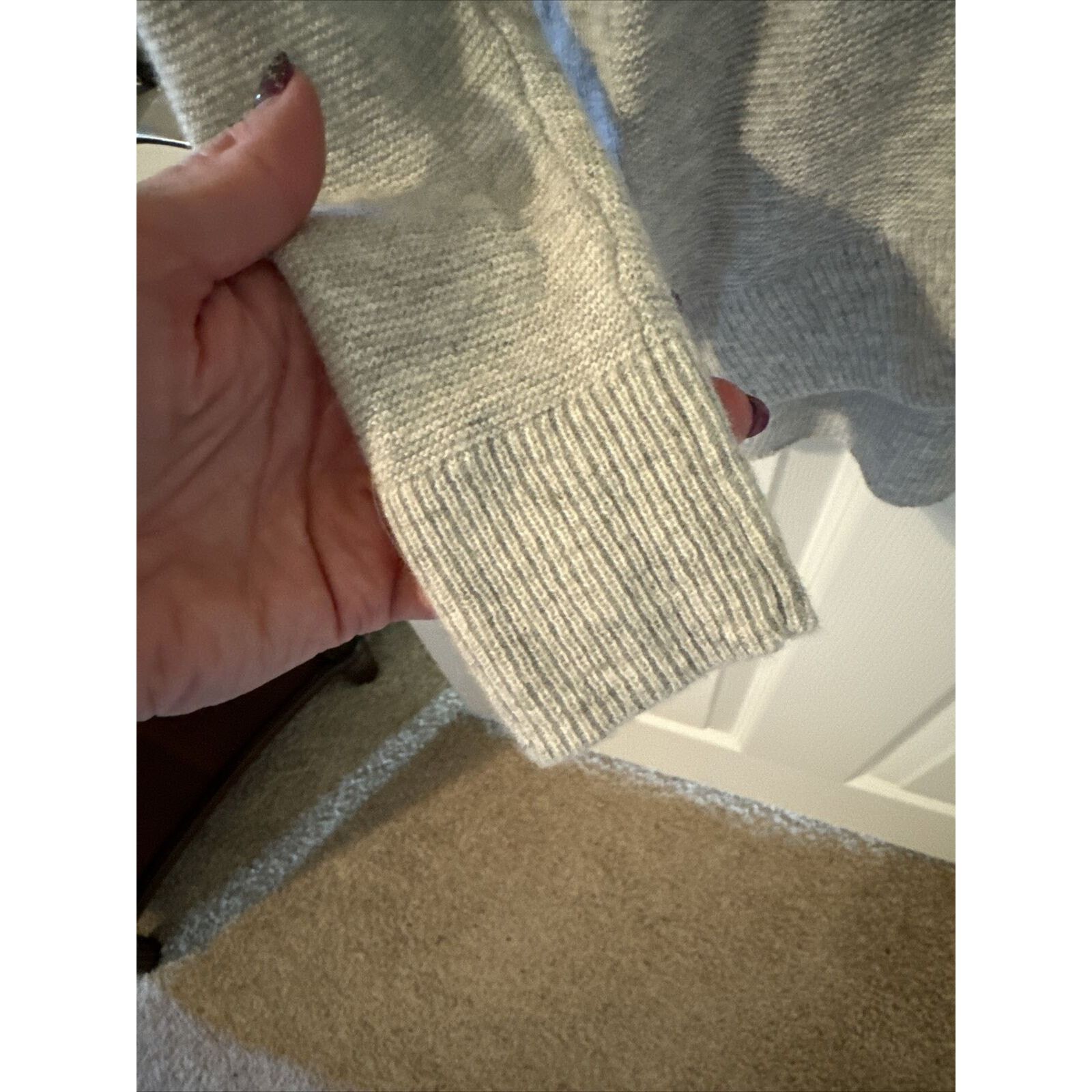 Madewell Madewell Women’s Kimball Gray Alpaca Wool Blend Sweater, XS Size XS / US 0-2 / IT 36-38 - 5 Thumbnail