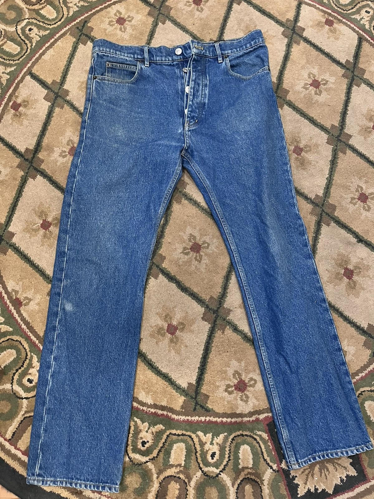 Balenciaga BALENCIAGA FIVE POCKET DENIM JEANS BLUE Size US 31 - 1 Thumbnail