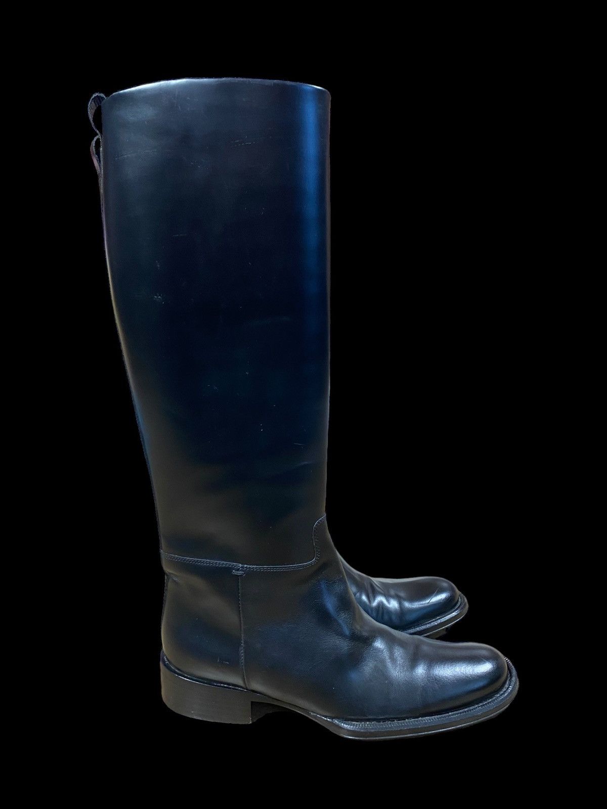Burberry × Vintage Y2K Burberry Novacheck Buckle Riding Boots Size 37.5 Size US 7.5 / IT 37.5 - 5 Thumbnail