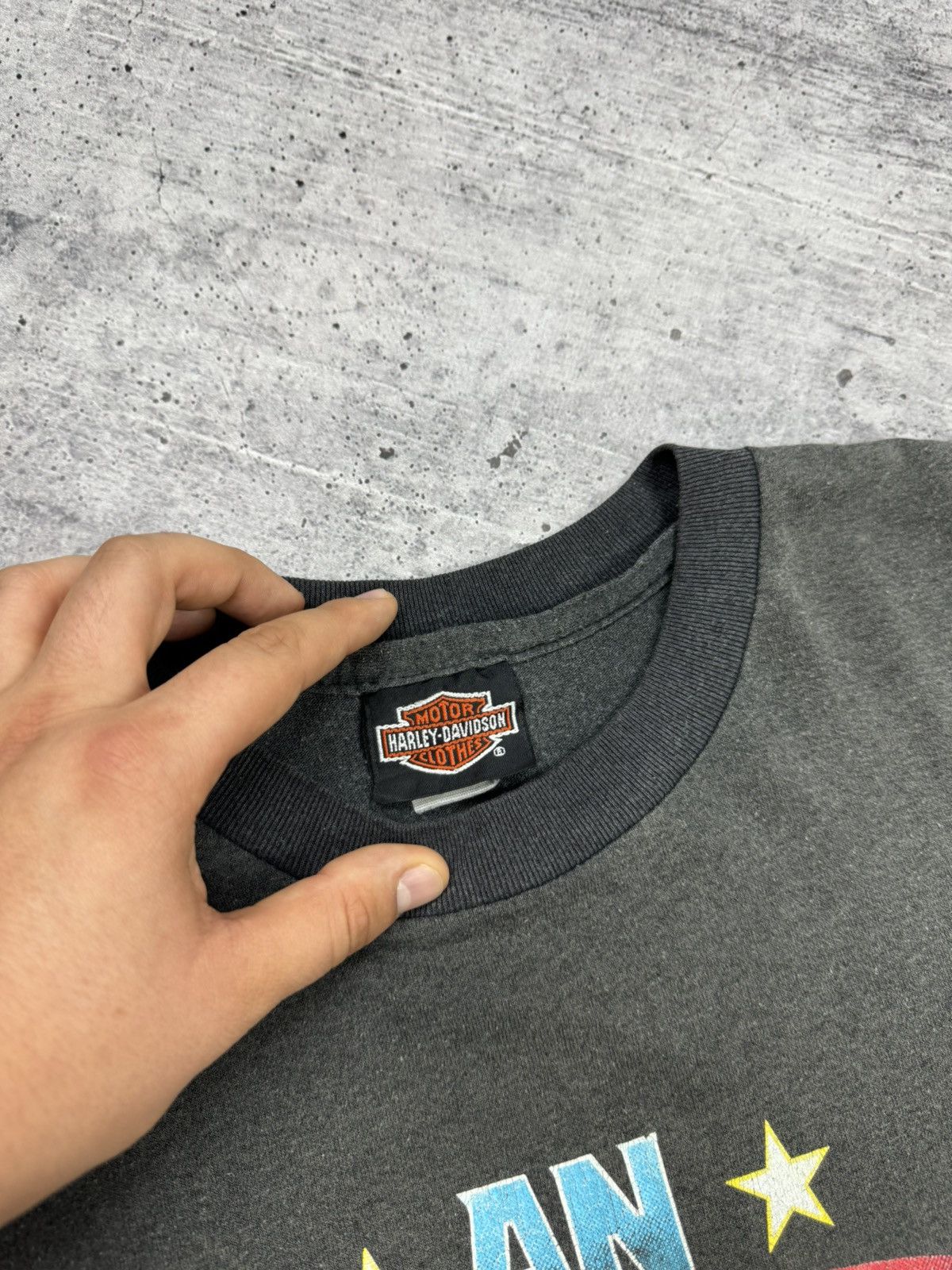 Band Tees × Harley Davidson × Vintage Vintage 80’s 1987 Harley-Davidson Elvis Presley T-Shirt Tee Size US L / EU 52-54 / 3 - 14 Thumbnail