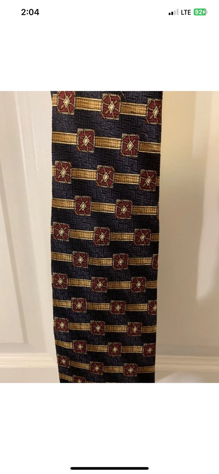 Robert Talbott Robert Talbott studio tie black gold maroon neckties silk Size ONE SIZE - 7 Thumbnail