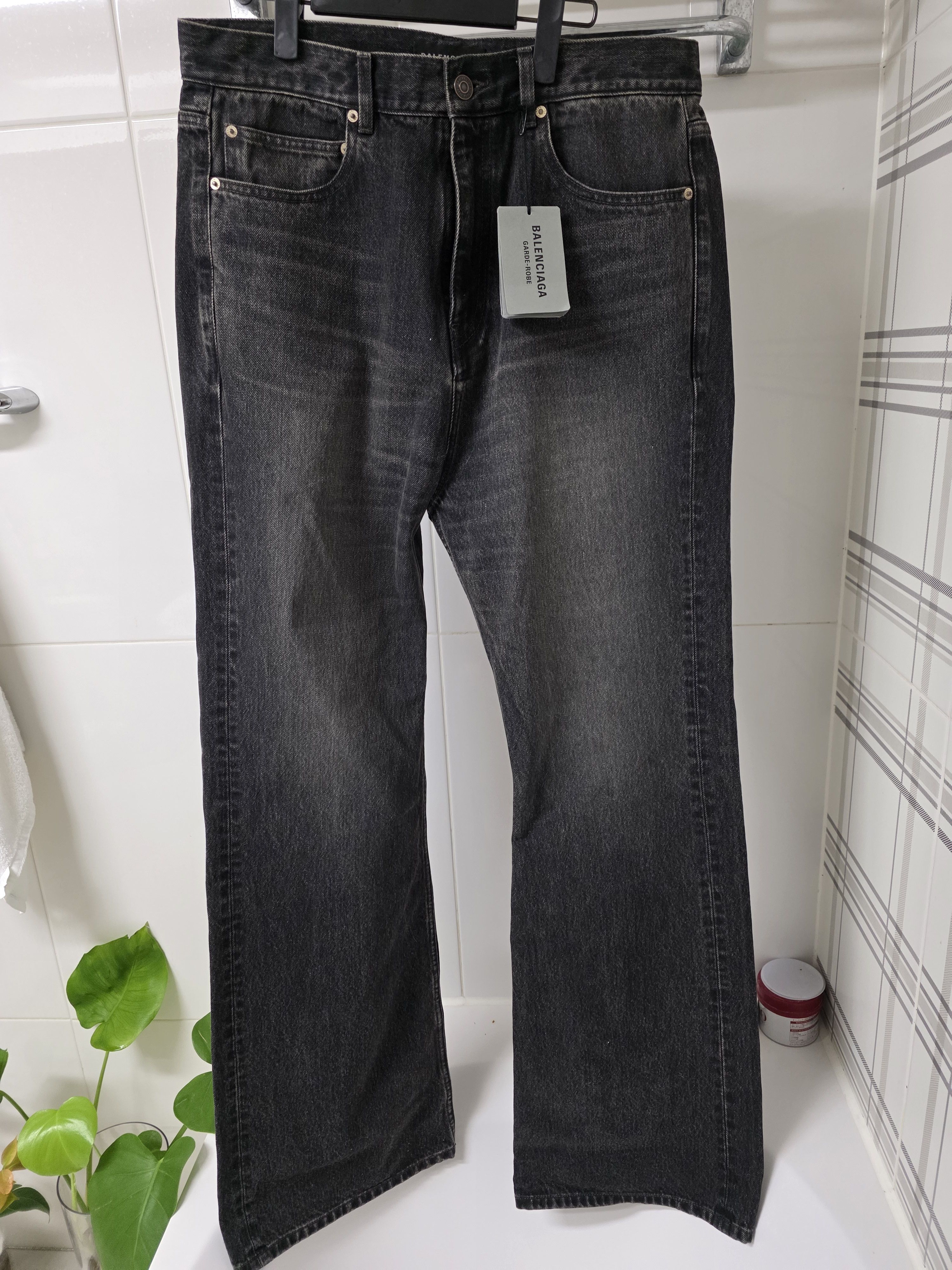 Balenciaga Balenciags garde-robe flared black denim japan made Size US 32 / EU 48 - 1 Thumbnail