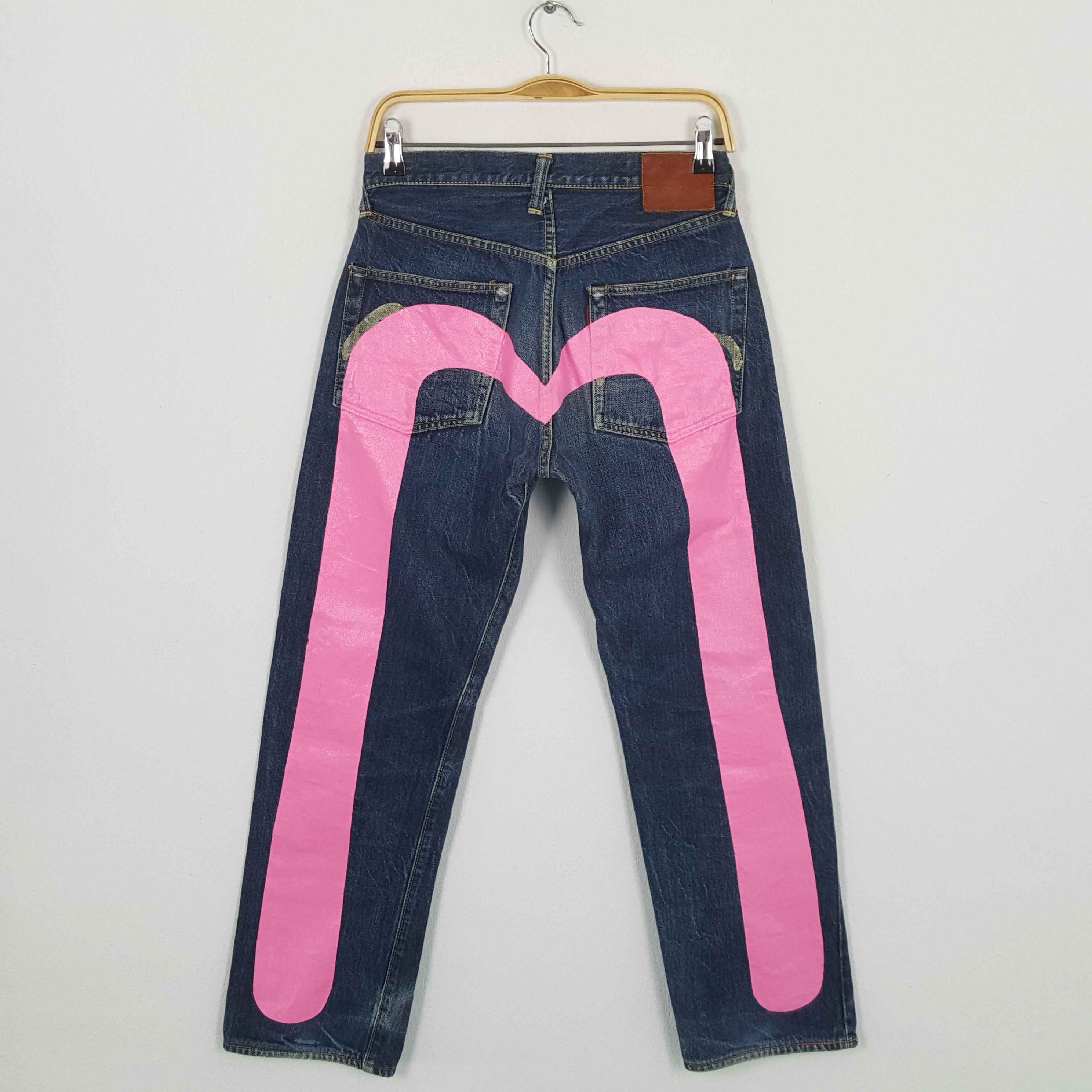 Evisu × Japanese Brand × Vintage Vintage EVISU Japanese Brand Daicock Custom Style Jeans Size US 27 - 1 Thumbnail