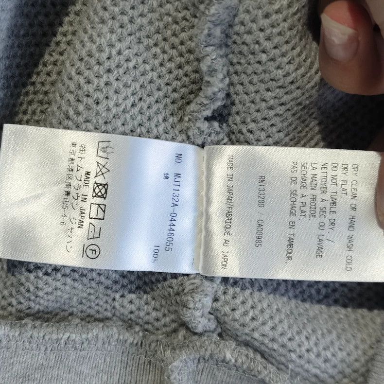 Thom Browne Thom Browne Grey hoodie Size US M / EU 48-50 / 2 - 6 Thumbnail