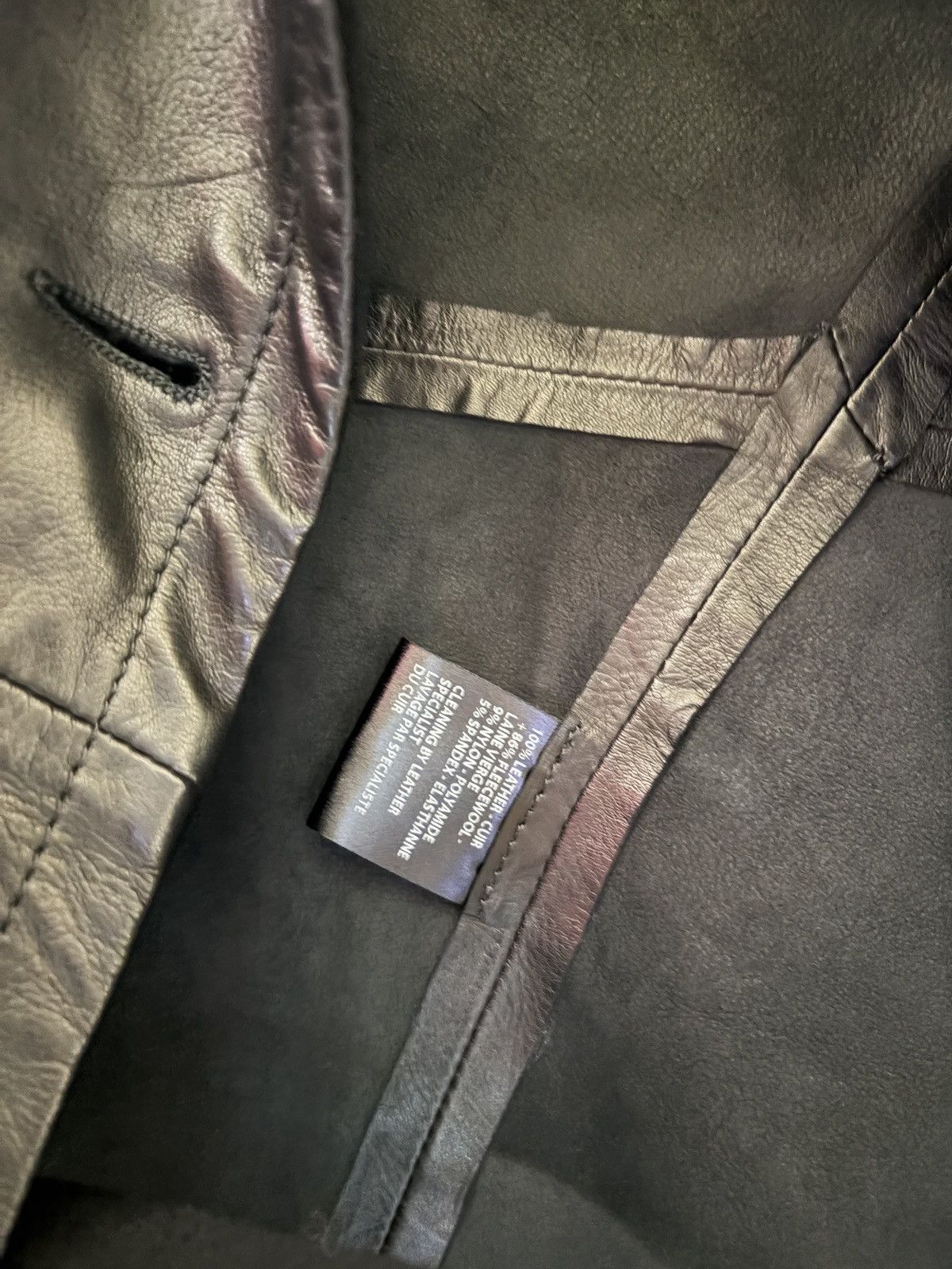 Ann Demeulemeester ANN DEMEULEMEESTER leather jacket Brand new with tags Size XS / US 0-2 / IT 36-38 - 13 Thumbnail