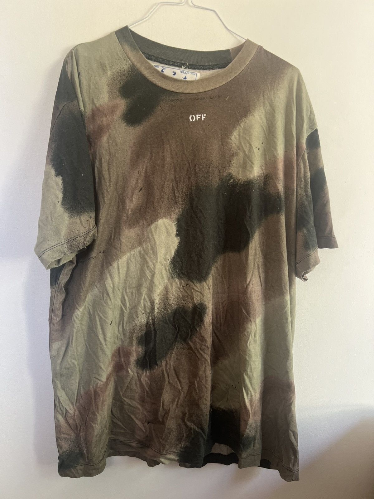 Off-White Off white camouflage TEE Size US XL / EU 56 / 4 - 5 Thumbnail
