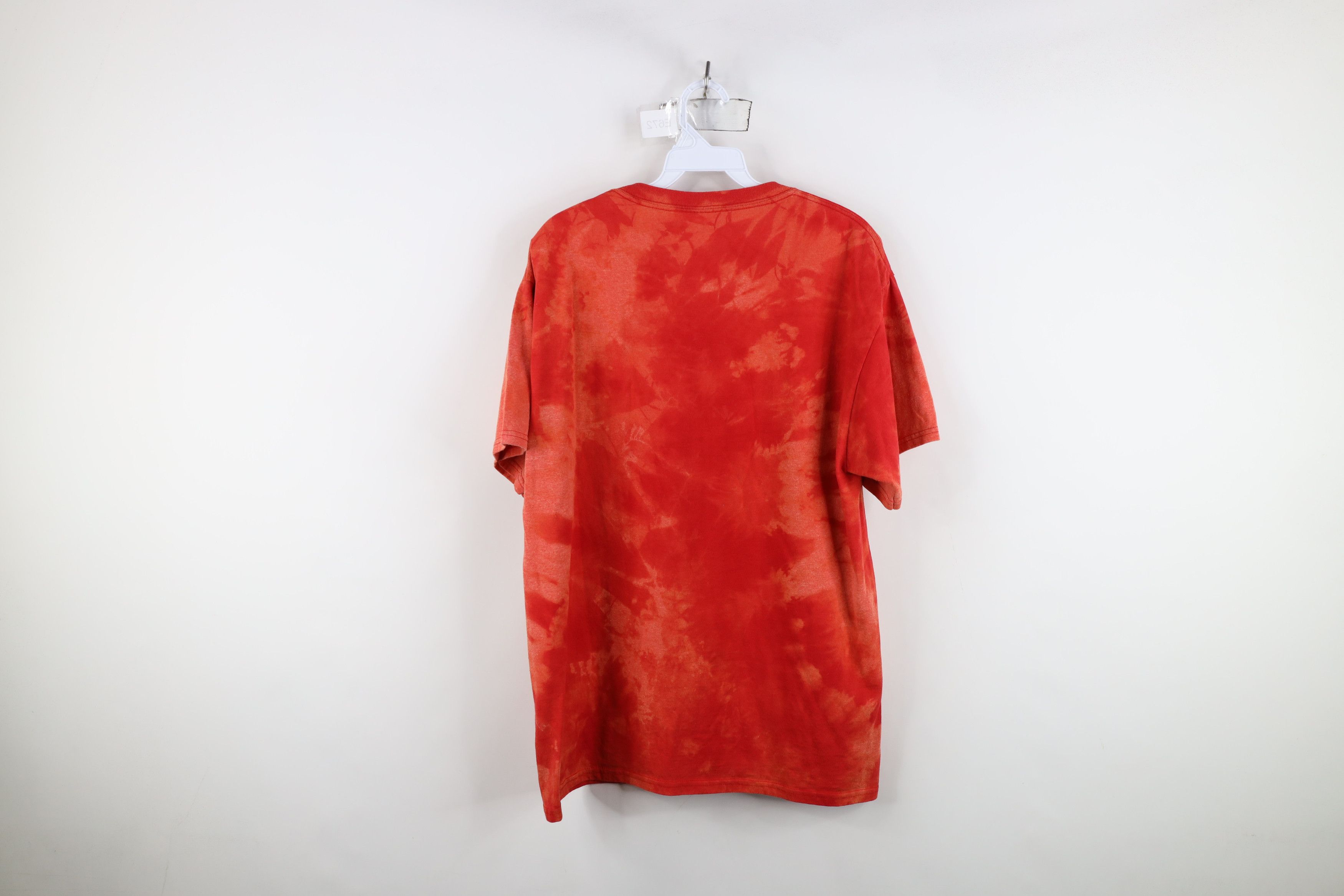 Vintage Vintage 90s Streetwear Beach Sailing Acid Wash T-Shirt Red Size US L / EU 52-54 / 3 - 8 Thumbnail