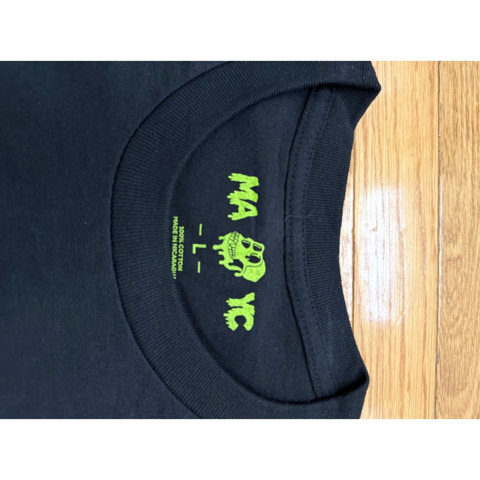 Vintage MAYC Mutant Yacht Club World MUTANT WORLD Tee Shirt BAYC - Size L LARGE NWOT Mens T-Shirt Black Skull Shirt Size US L / EU 52-54 / 3 - 4 Thumbnail