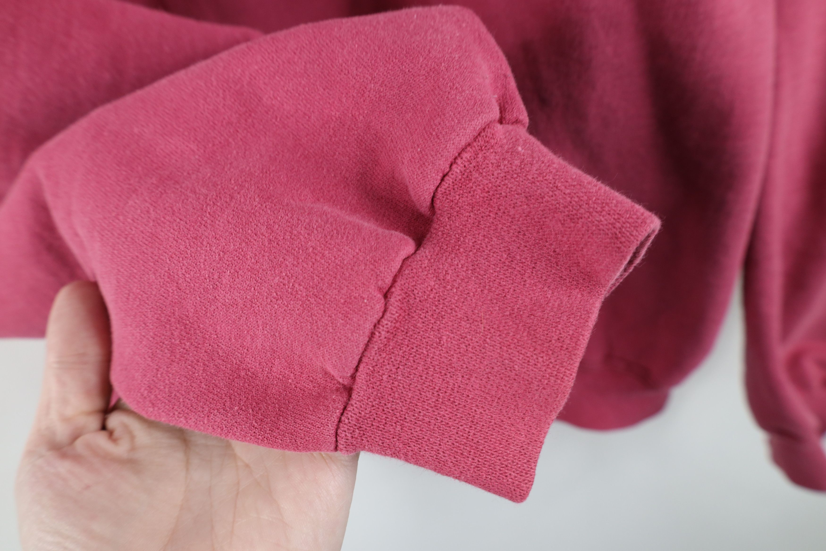 Vintage Vintage 90s Streetwear Nature Fall Leaves Sweatshirt Pink Size L / US 10 / IT 46 - 10 Thumbnail