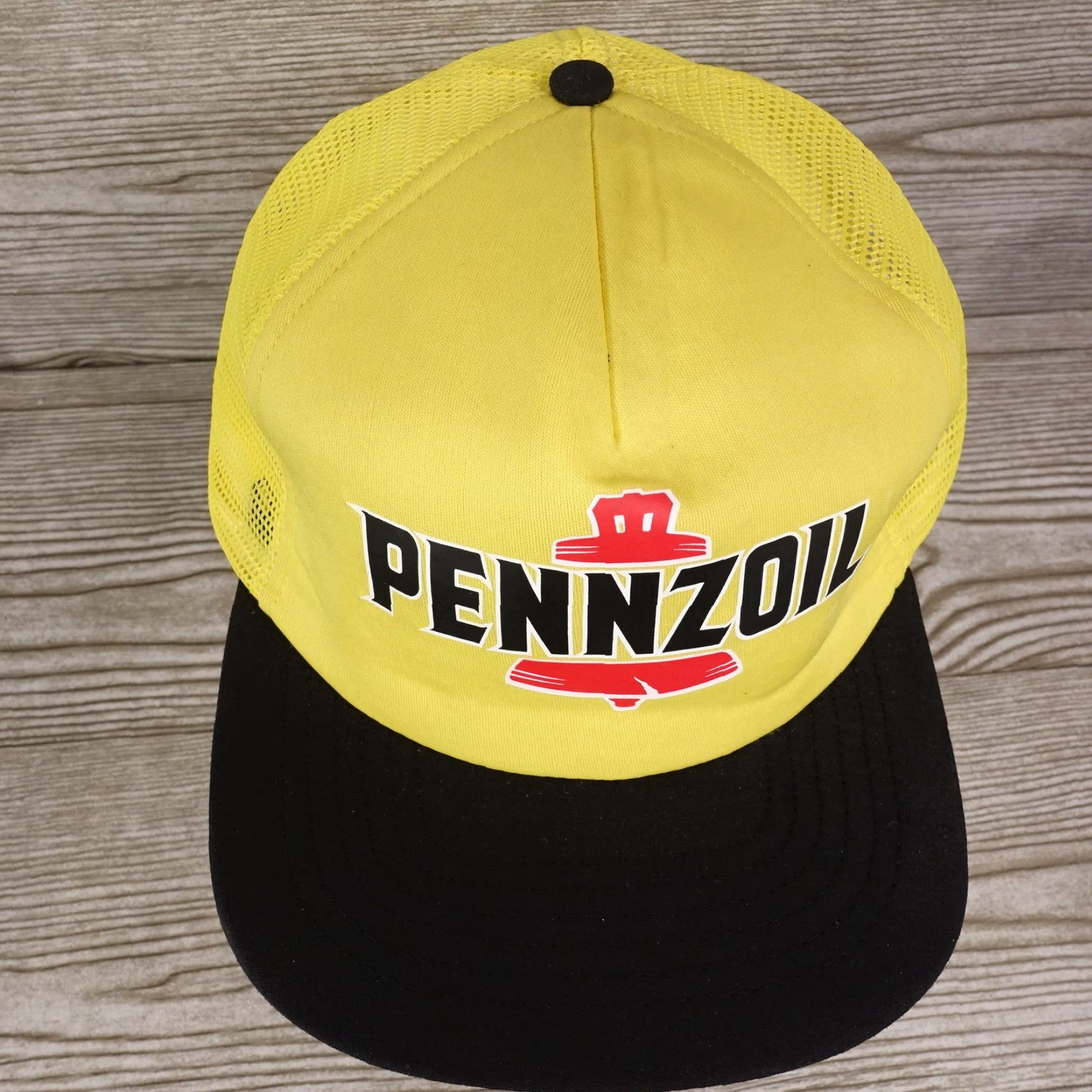 Logo 7 VINTAGE SWINGSTER PENNZOIL RACING YELLOW TRUCKER HAT UNISEX ADJUSTABLE SNAPBACK USA Size ONE SIZE - 3 Thumbnail