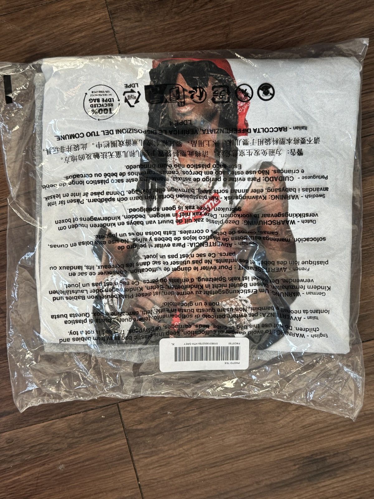Supreme SUPREME PLAYBOI CARTI HEATHER GREY T-SHIRT SIZE XL ❤️✅ Size US XL / EU 56 / 4 - 1 Thumbnail