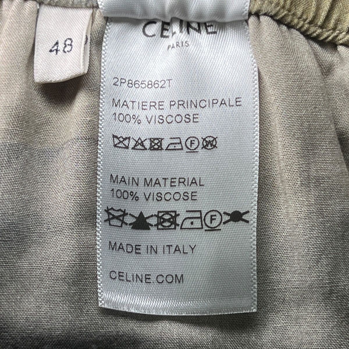 Celine CELINE BY HEDI SLIMANE 21SS The Dancing Kid Palm Tree Pants Size US 44 / EU 60 - 6 Thumbnail