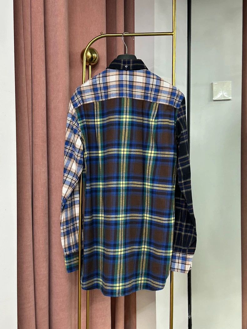 Loewe Loewe Blue checkered shirt long-sleeve top Size M / US 6-8 / IT 42-44 - 3 Thumbnail