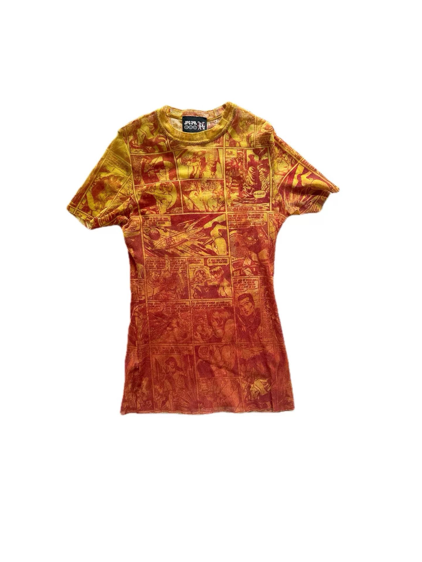 Jean Paul Gaultier Jean Paul Gaultier Mesh Comic Top Size M / US 6-8 / IT 42-44 - 1 Thumbnail