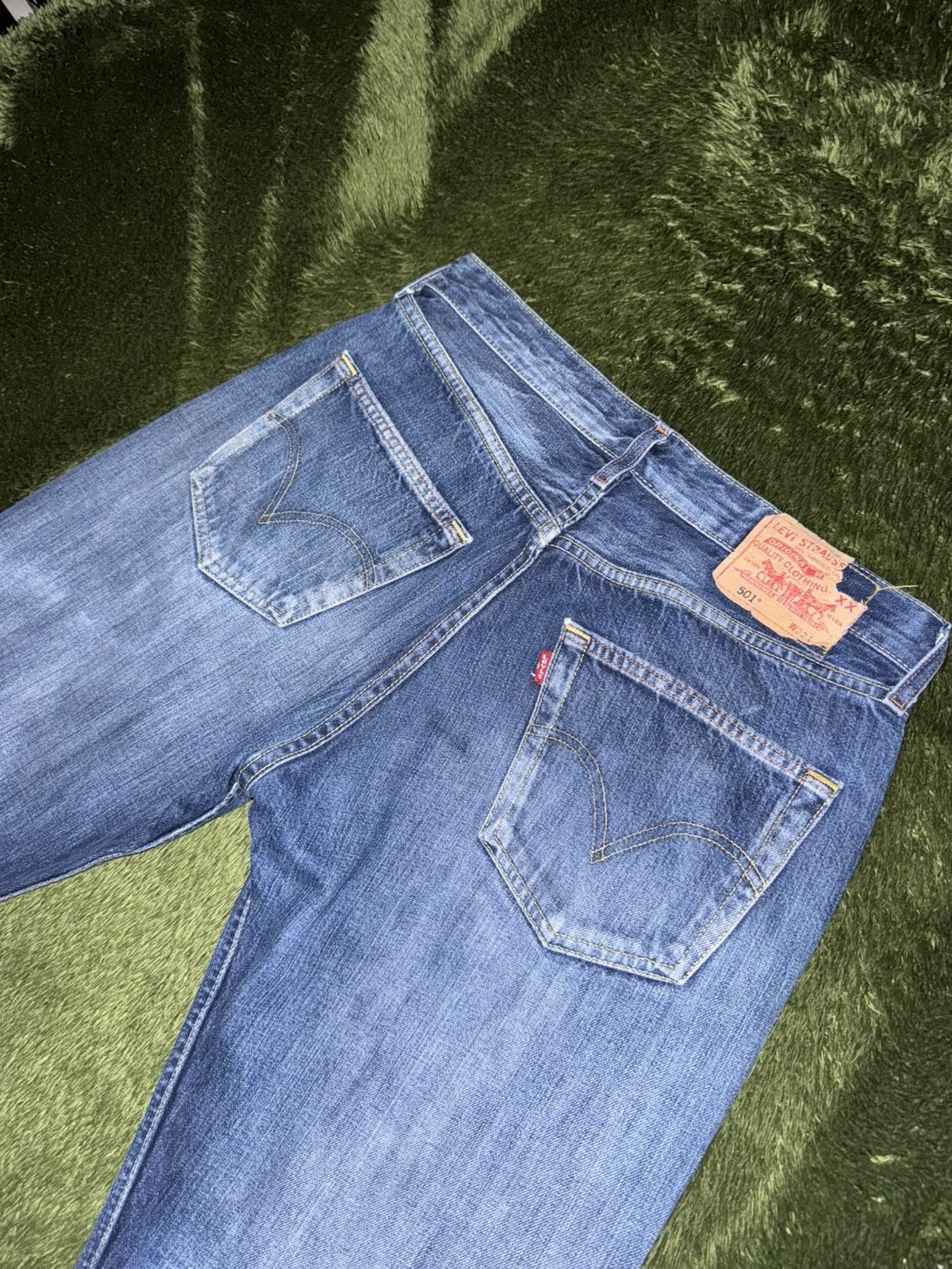 Levi's [W32/L30] Levi’s 501 Europe Release Vintage wash Denim Pants Size US 32 / EU 48 - 8 Thumbnail