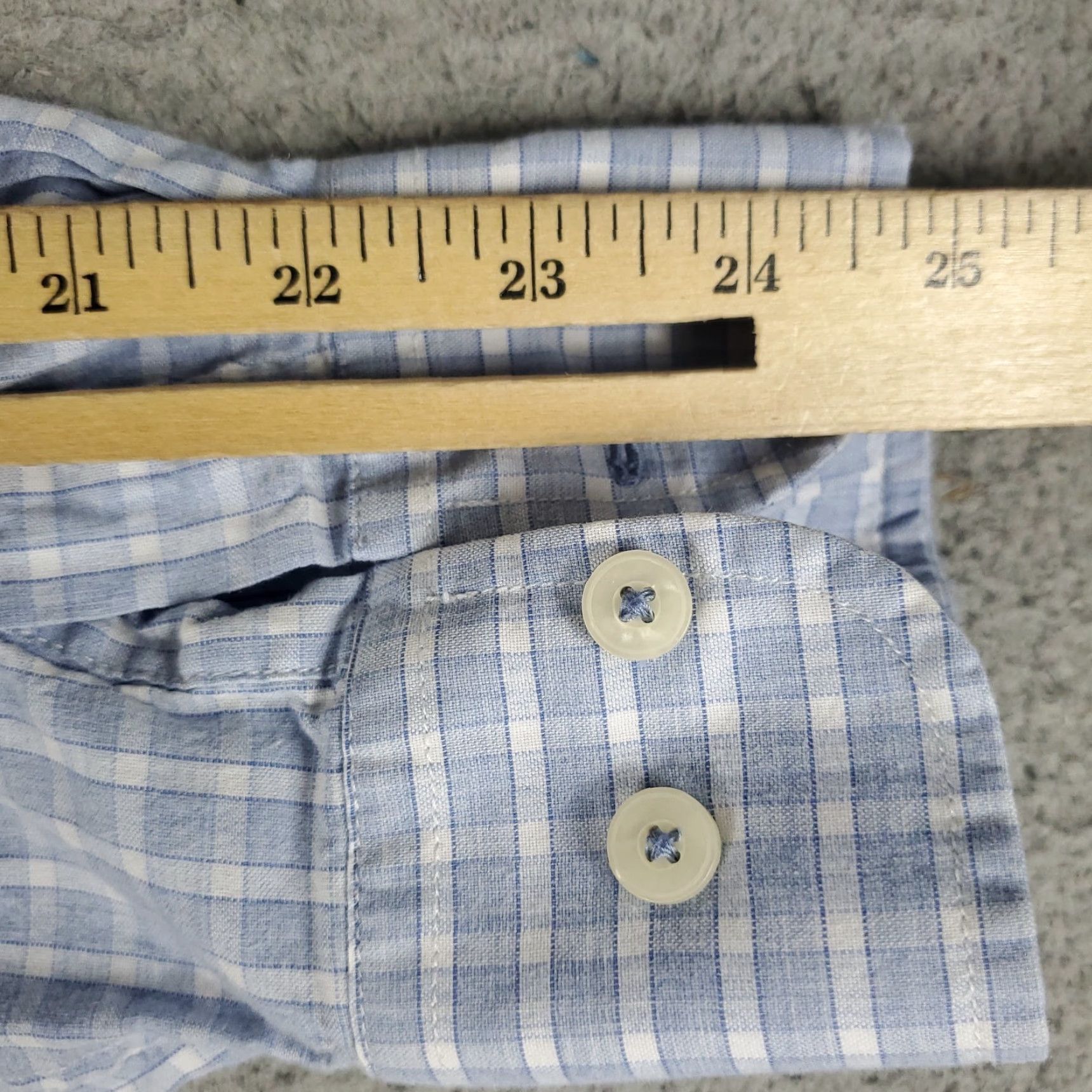 UNTUCKit UNTUCKit Shirt Mens XL Blue Plaid Button-Up Long Sleeve Casual Business Formal Party/Cocktail Travel Workwear Size US XL / EU 56 / 4 - 6 Thumbnail