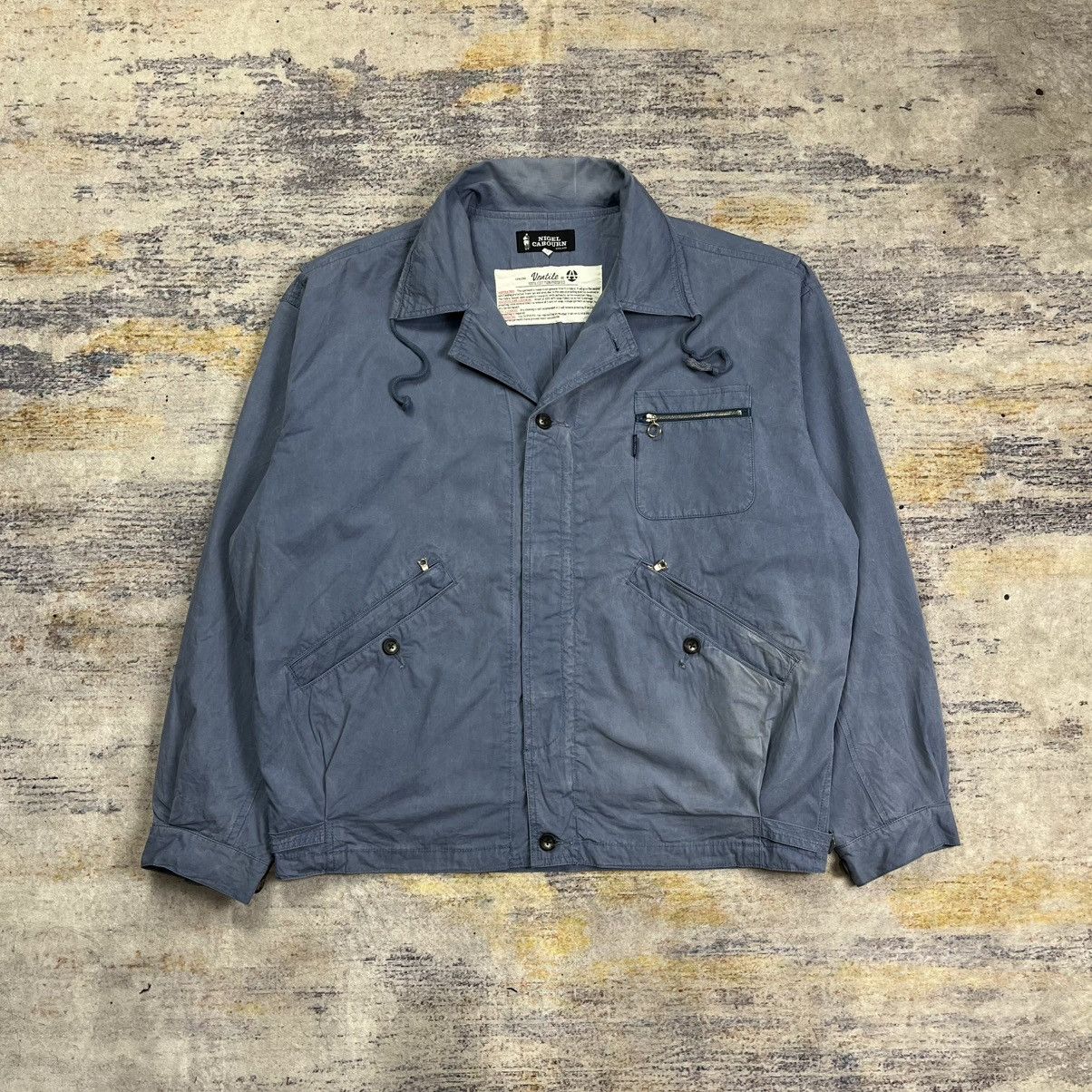 Nigel Cabourn Vintage 90s Nigel cabourn ventile multi pocket jacket Size US XL / EU 56 / 4 - 1 Thumbnail