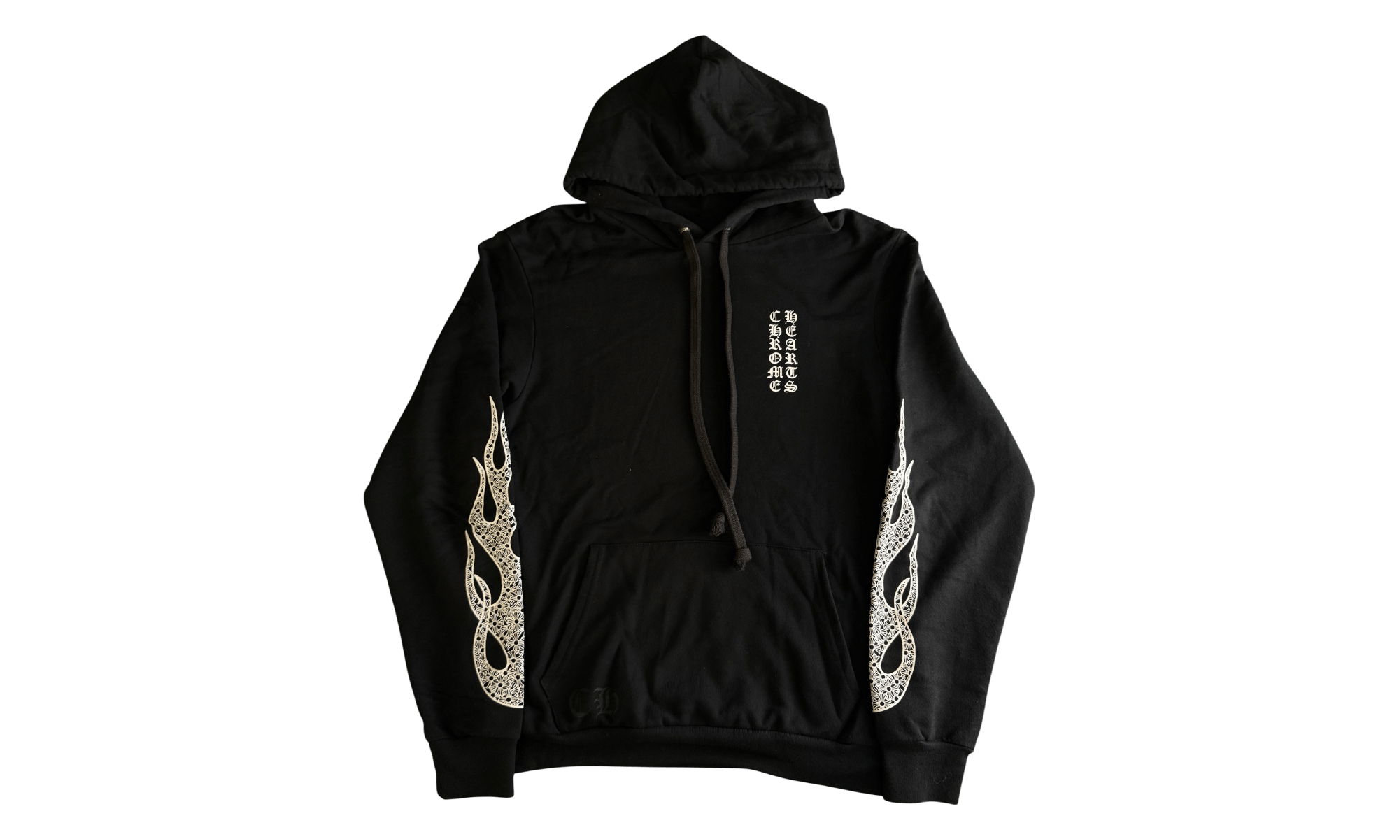 Chrome Hearts Flames Black Hoodie Size US M / EU 48-50 / 2 - 1 Thumbnail