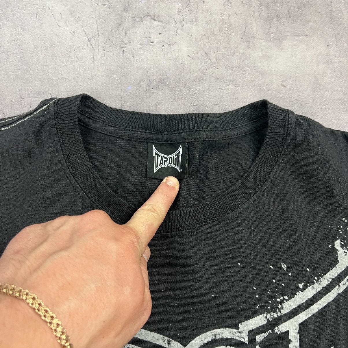 Vintage Rare! Tapout Believe Vintage Big Logo Tee Skull 00s Size US XL / EU 56 / 4 - 7 Thumbnail