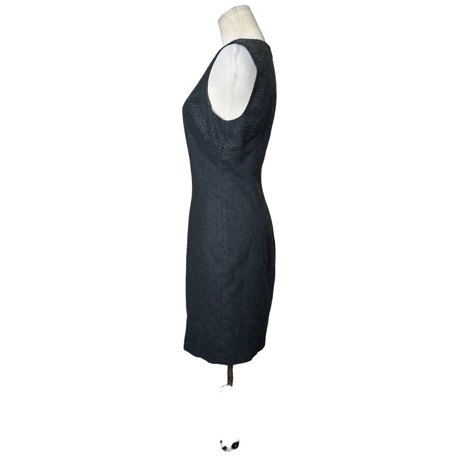 Susana Monaco Susana Monaco gray sleeveless wool sheath dress size 8 Size M / US 6-8 / IT 42-44 - 8 Thumbnail