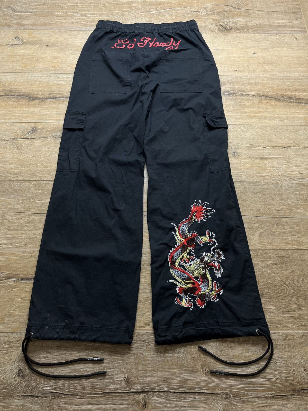 Other VTG BAGGY RAP SK8 ED HARDY JNCO STYLE CARGO PANTS Y2K Size US 34 / EU 50 - 8 Thumbnail