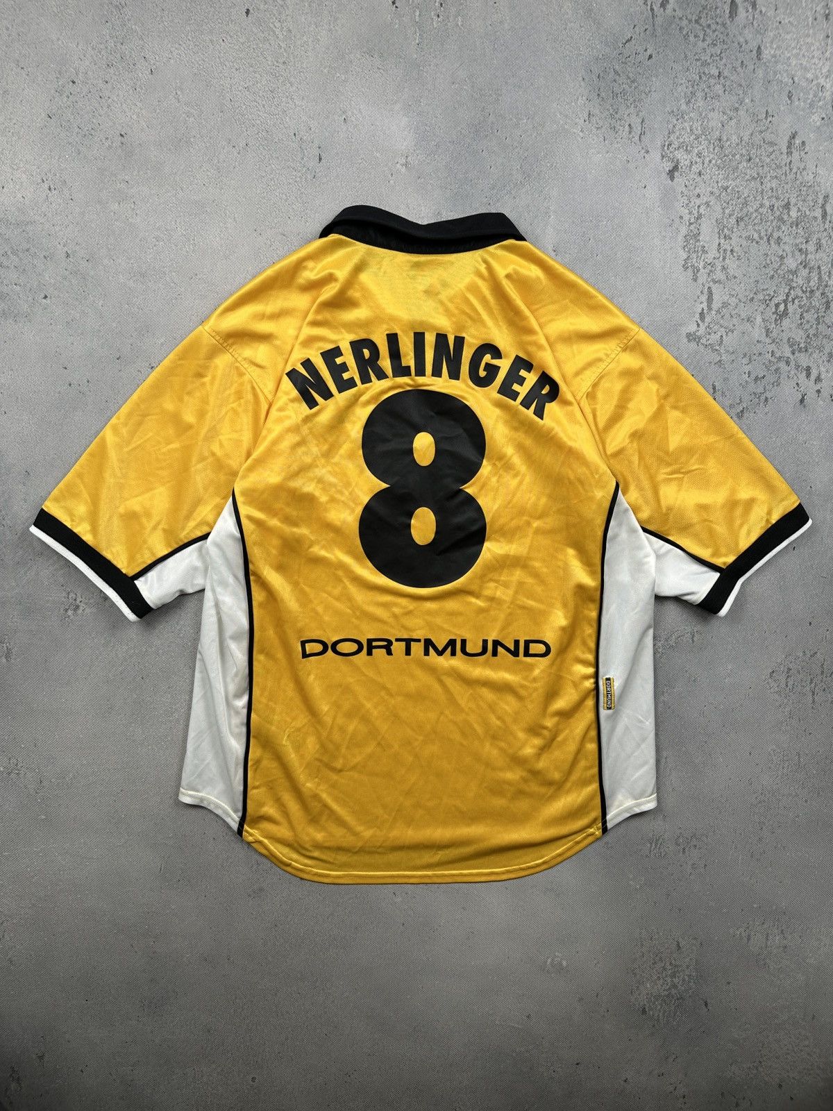 Nike Vintage Nike Borussia Dortmund Nerlinger 8 Football Jersey Size US L / EU 52-54 / 3 - 2 Thumbnail