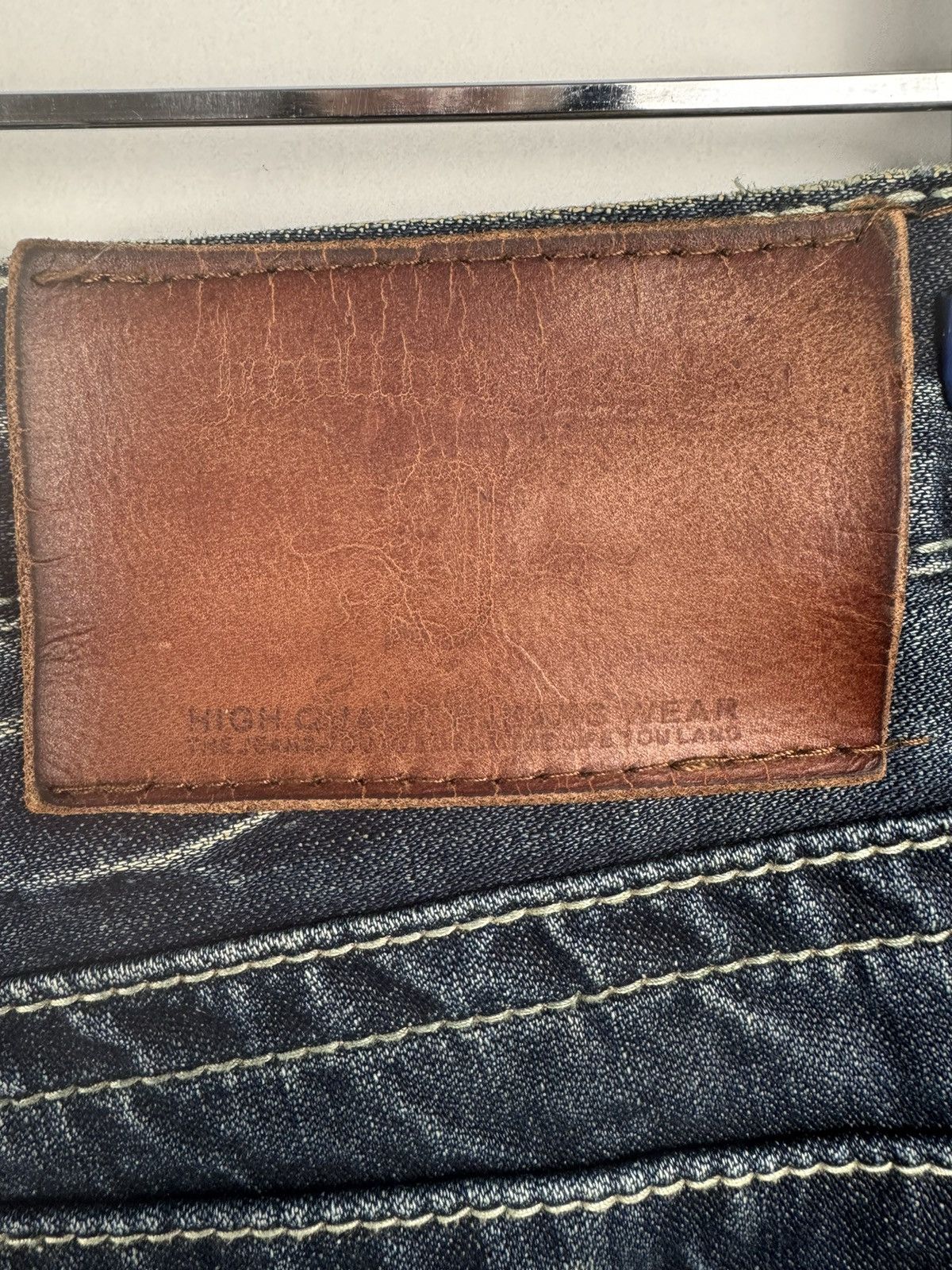 Affliction Vintage Y2K Opium Faded Electric Style Justing Denim Jeans Size US 30 / EU 46 - 12 Thumbnail