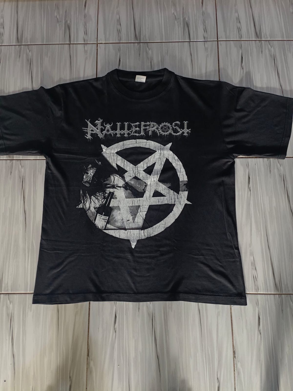 Band Tees Vintage Nattefrost Terrorist carpathian forest black metal Size US XL / EU 56 / 4 - 1 Thumbnail
