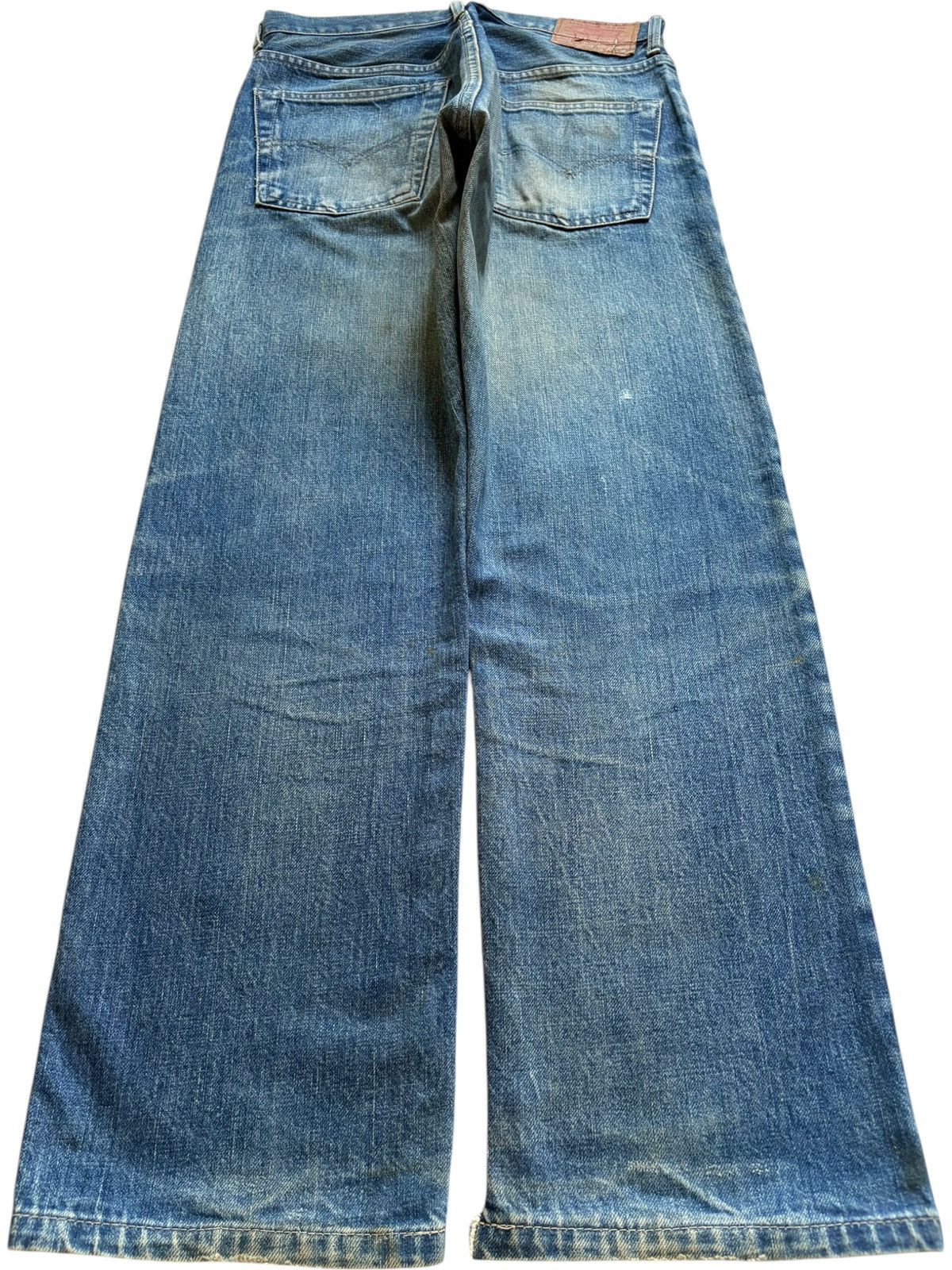 Levi's Vintage 80s Levis 503BXX Big E Selvedge Mud Wash Loose Jean Size US 30 / EU 46 - 2 Thumbnail