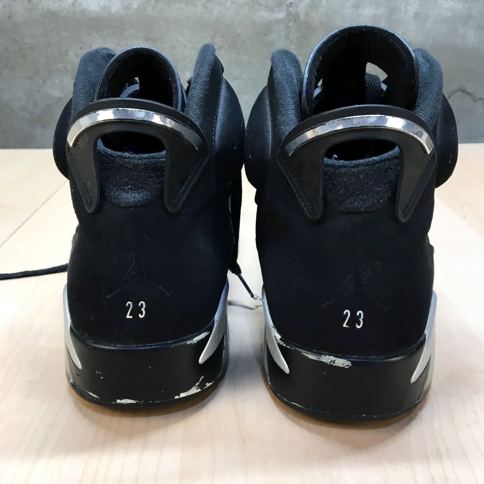 Jordan Brand Nike Jordan 6 Retro Mid Chrome Mens 12 Black Basketball Air DX2836-001 Size US 13 / EU 46 - 6 Thumbnail