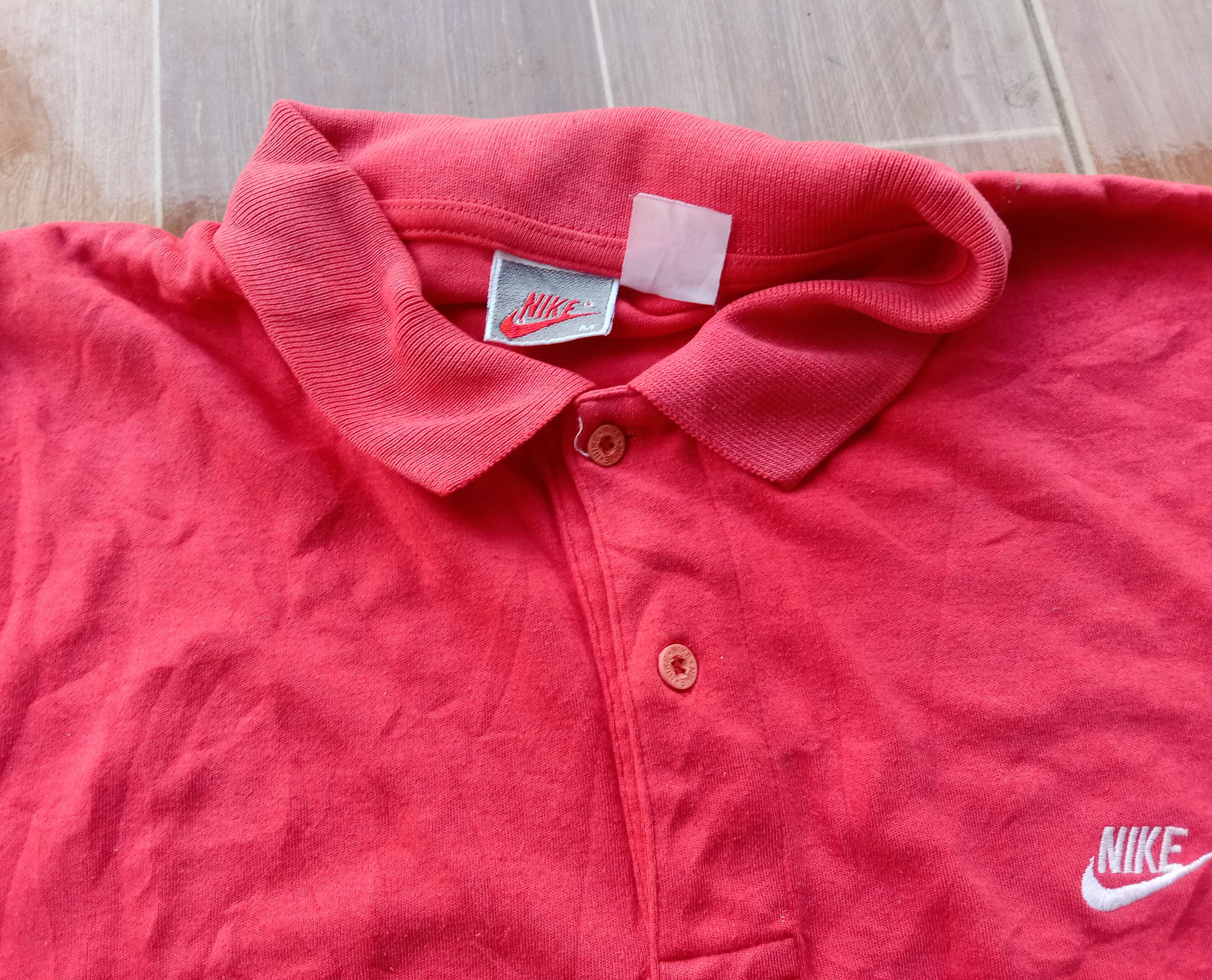 Nike Nike Vintage 80s Poloshirt Size US M / EU 48-50 / 2 - 2 Thumbnail
