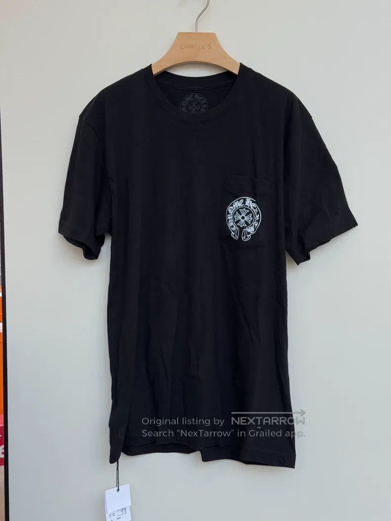 Chrome Hearts CHROME HEARTS Size L Black horseshoe Sanskrit short sleeves Size US L / EU 52-54 / 3 - 1 Thumbnail