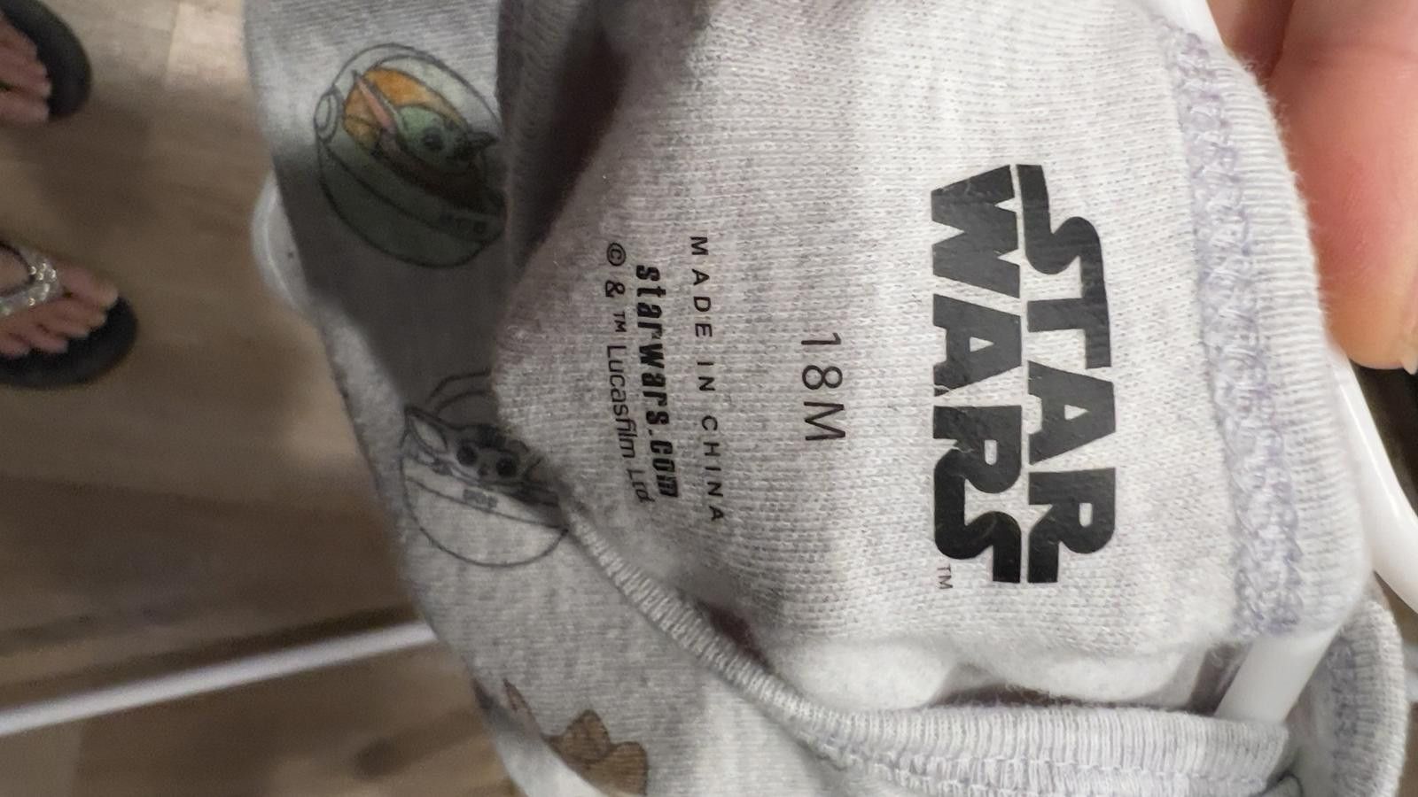 Star Wars Star Wars Baby Bodysuit - Long Sleeve - 18M Size ONE SIZE - 3 Thumbnail