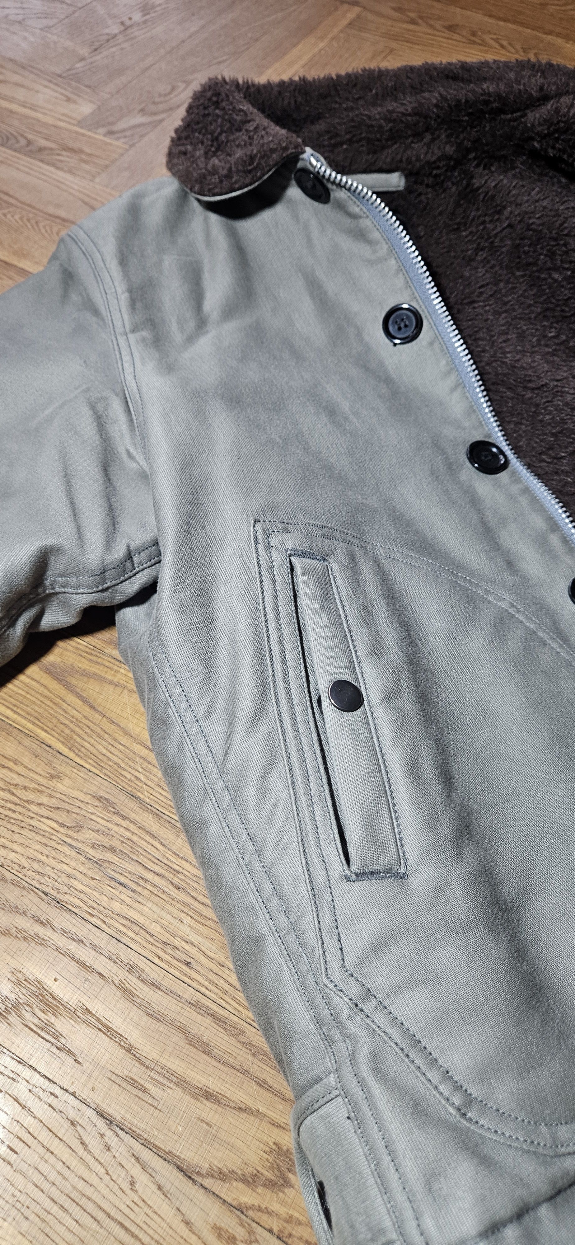 Iron Heart IHM-14v2 - Alpaca Lined Whipcord N1 Deck Jacket Size US M / EU 48-50 / 2 - 3 Thumbnail