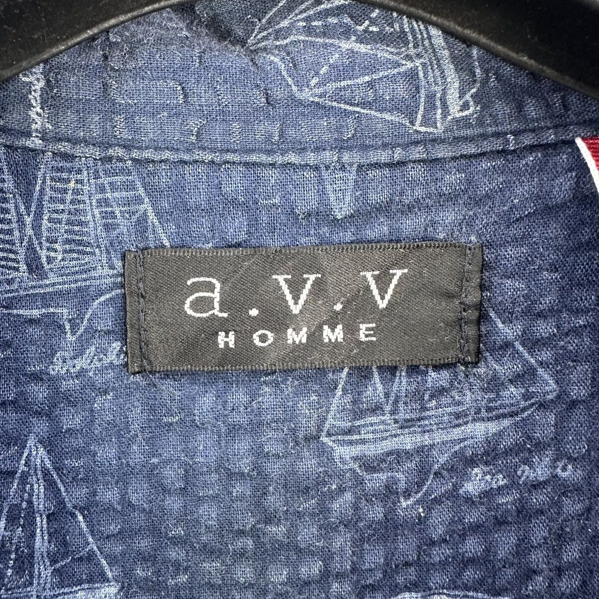 Japanese Brand AVV Homme Rayon Hawaiian Shirt Size US L / EU 52-54 / 3 - 12 Thumbnail